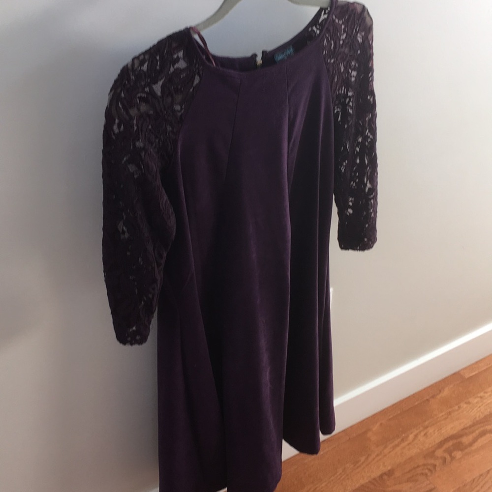 Velvet and lace Nordstrom dress